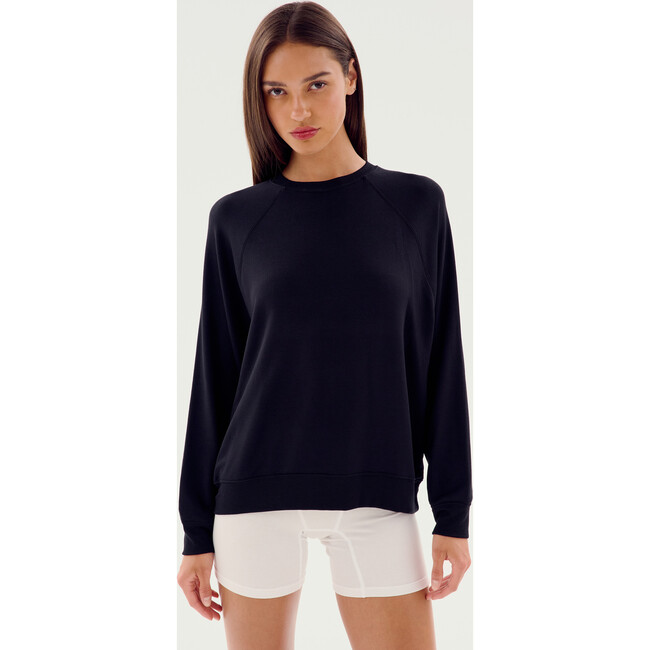 Andie Fleece Sweatshirt, Black