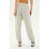 Andie Oversized Fleece Sweatpant, Heather Grey - Sweatpants - 2