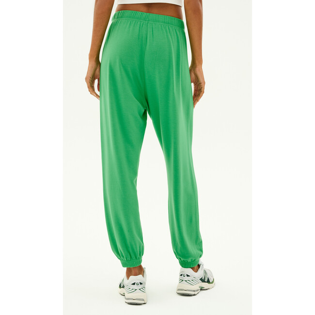 Andie Oversized Fleece Sweatpant, Grass - Sweatpants - 2