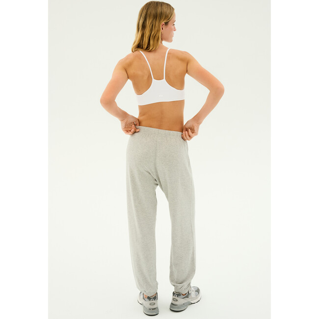 Andie Oversized Fleece Sweatpant, Heather Grey - Sweatpants - 4