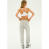 Andie Oversized Fleece Sweatpant, Heather Grey - Sweatpants - 4