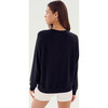 Andie Fleece Sweatshirt, Black - Sweatshirts - 3