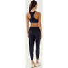 Airweight Jogger 7/8 with Piping, Black/White - Pants - 4