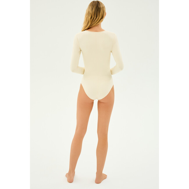 Airweight Scoop Neck Bodysuit, Creme - Bodysuits - 4