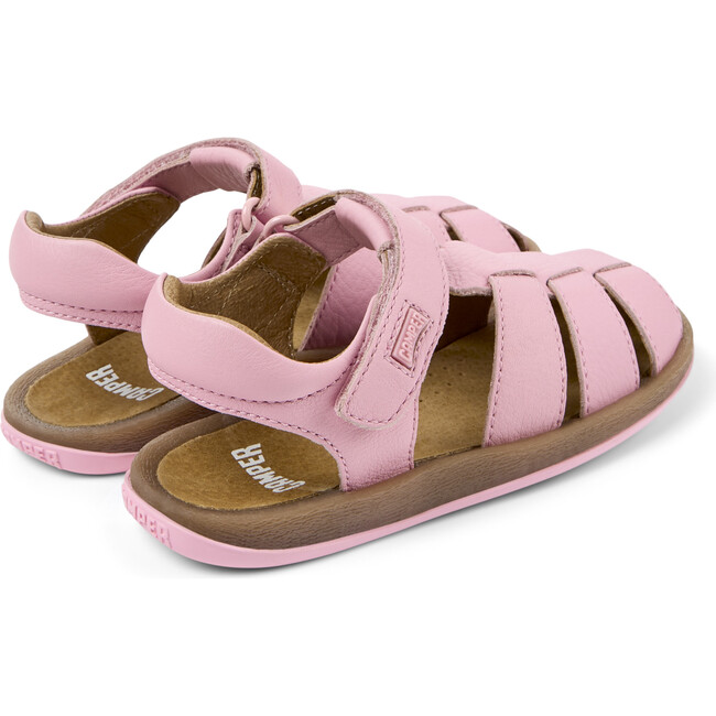 Bicho Leather Sandals, Pastel Pink - Sandals - 5