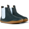 Kids Peu Leather Boots, Dark Green - Boots - 2