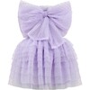 Dream Bow Mini Tulle Dress Lavender - Dresses - 1 - thumbnail