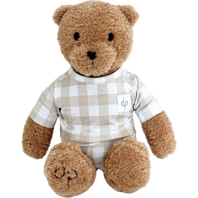 Teddy Plush Toy: Gingham