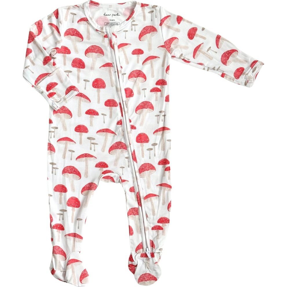 Footie Zippered One Piece in The Fun-gis - Footie Pajamas - 1
