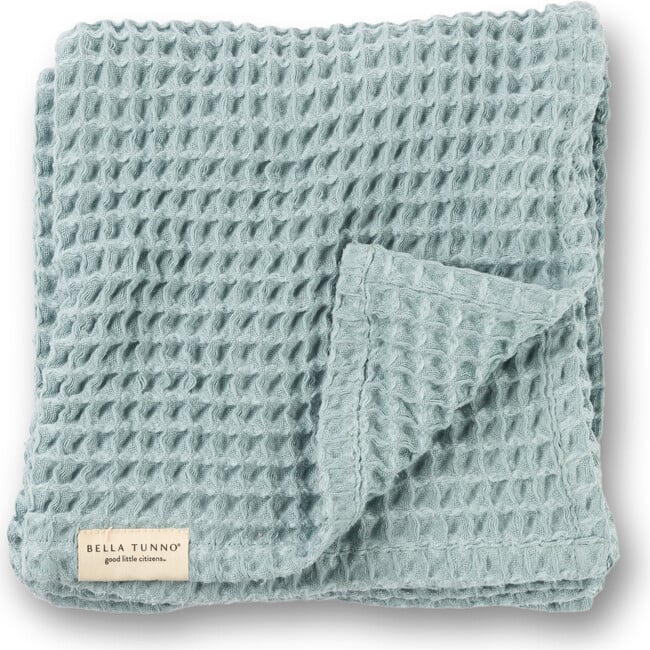 Waffle Baby Blanket Fog