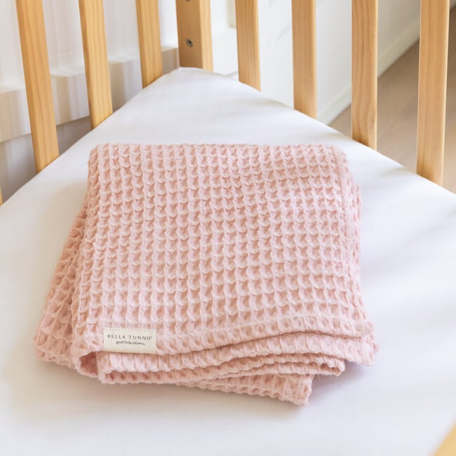 Waffle Baby Blanket Blush - Swaddles - 4