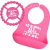 Taylor Swift I'm the Baby It's Me Bib + Teether Set - Bibs - 1 - thumbnail