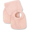 Reversible Bib + Burp Set Blush - Burp Cloths - 1 - thumbnail