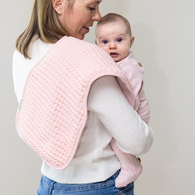 Reversible Bib + Burp Set Blush - Burp Cloths - 4