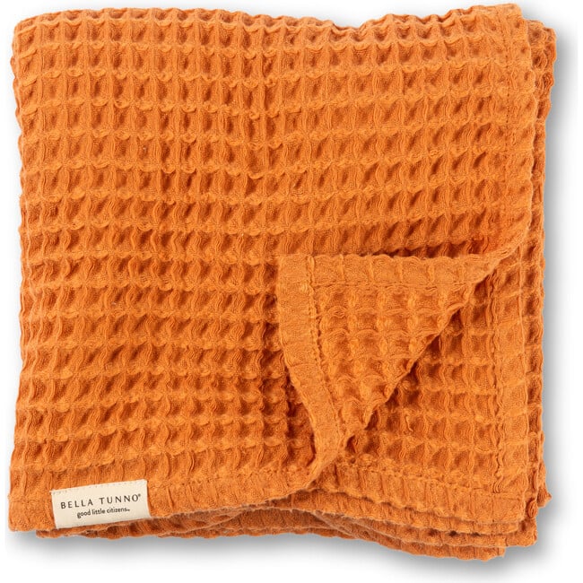 Waffle Baby Blanket Pumpkin