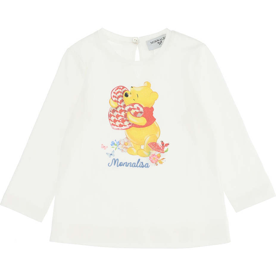Winnie the Pooh Graphic T-Shirt, White - T-Shirts - 1