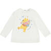 Winnie the Pooh Floral T-Shirt, White - T-Shirts - 1 - thumbnail