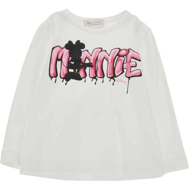 Minnie Mouse Spray T-Shirt, White