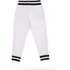 Flower Print Sweatpants, White - Sweatpants - 3