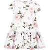 Floral Teacup Dress, White - Dresses - 1 - thumbnail