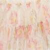 Floral Tulle Teacup Dress, Beige - Dresses - 2