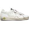 Old School Distressed Sneakers, White - Sneakers - 1 - thumbnail