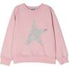 Maxi Star Sweatshirt, Pink - Sweatshirts - 1 - thumbnail