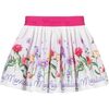 Floral Logo Skirt, Multi - Skirts - 1 - thumbnail