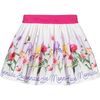 Floral Logo Skirt, Multi - Skirts - 2