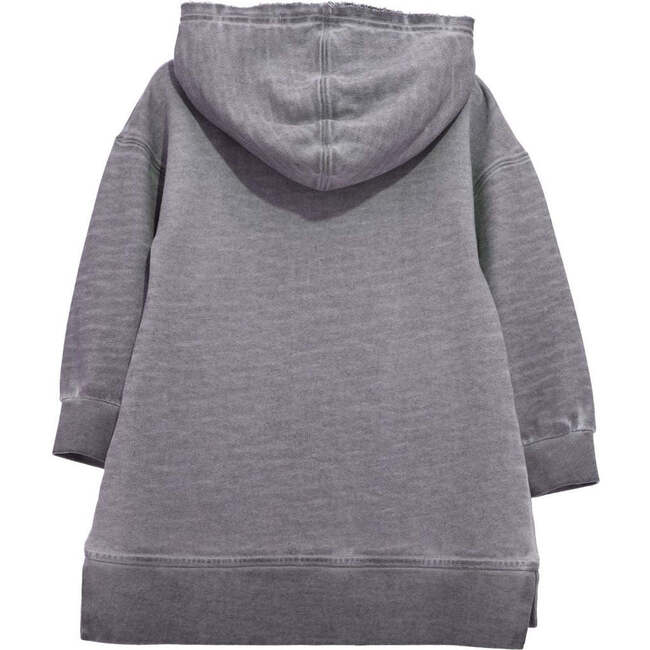 Chipmunks Hoodie Dress, Gray - Dresses - 4