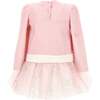 Cotton Bow Dress, Pink - Dresses - 2