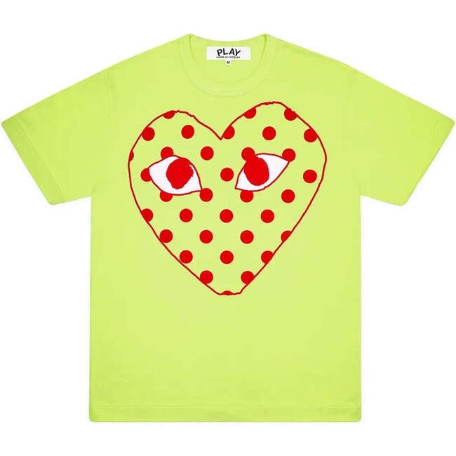 Polka Dot Heart T-Shirt, Green