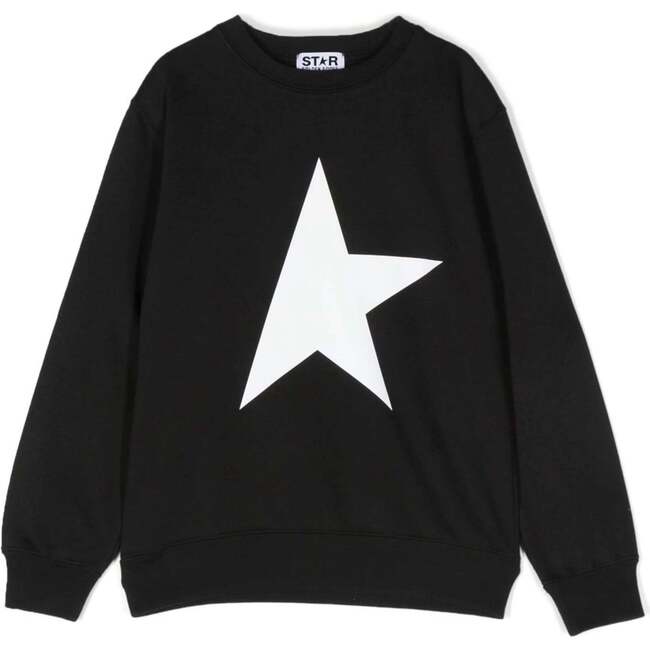 Half Star Sweatshirt, Black