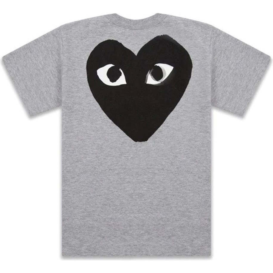 Play Graphic T-Shirt, Gray - Comme Des Garcons Tops | Maisonette