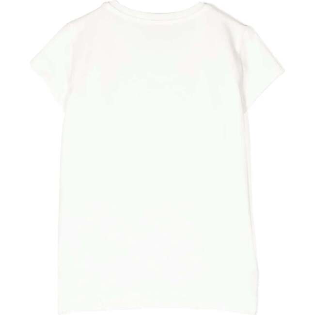 Floral Cotton T-Shirt, Ivory - T-Shirts - 3