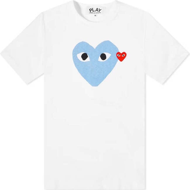 Blue Hearts T-Shirt, White