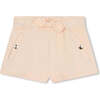 Logo Print Cotton Shorts, Pink - Shorts - 1 - thumbnail