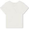 Logo Print Cotton T-Shirt, Ivory - T-Shirts - 2