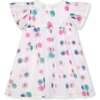Polka Dot Ruffle Dress, Multicolor - Dresses - 1 - thumbnail