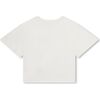 Logo Embroidered T-Shirt, White - T-Shirts - 3