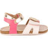 Crown Strap Sandals, Beige - Sandals - 3