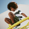 Striped Logo T-Shirt, White - T-Shirts - 2