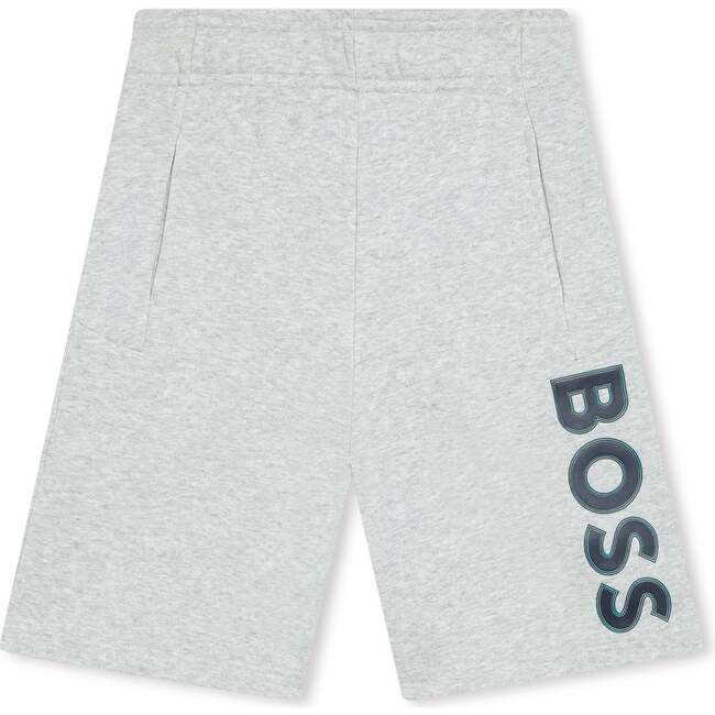 Side Logo Shorts, Gray