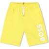 Side Logo Swimshorts, Yellow - Swim Trunks - 1 - thumbnail