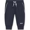Side Stripe Logo Tracksuit, Navy - Mixed Apparel Set - 3