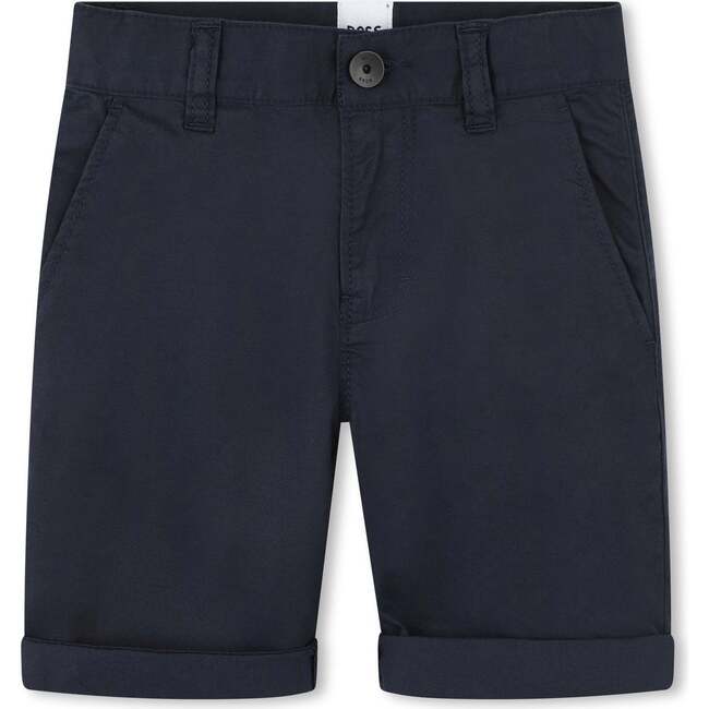 Plain Chino Shorts, Navy