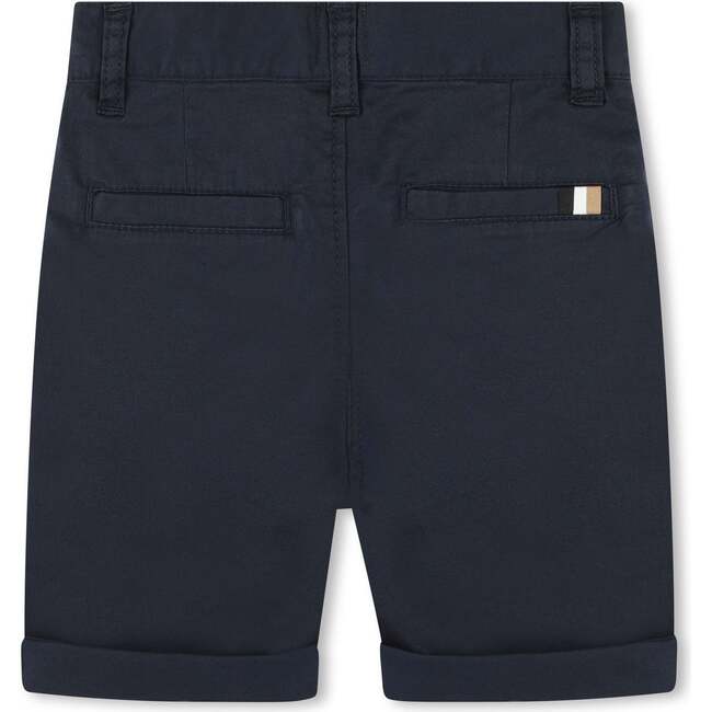 Plain Chino Shorts, Navy - Shorts - 2