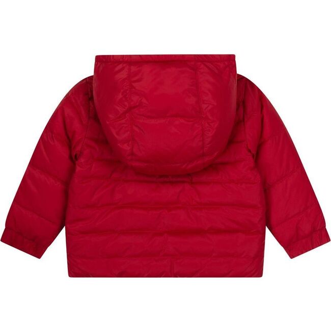 Reversible Hooded Puffer Jacket, Red - Puffers & Down Jackets - 3