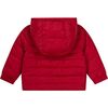 Reversible Hooded Puffer Jacket, Red - Puffers & Down Jackets - 3