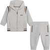 Logo Tracksuit, Gray - Mixed Apparel Set - 1 - thumbnail